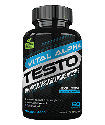 Vital Alpha Testo Advanced Male Enhancement Pills Testosterone Booster - Limited Stock